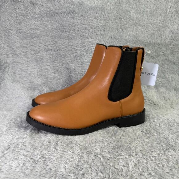 Aerosoles Women's Tropea Chelsea Ankle Boot Sizes 7 Tan Brown Bootie - Picture 3 of 11